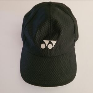 Yonex Adjustable Sports Cap Tennis Golf Badminton Pickleball Lightweight Black